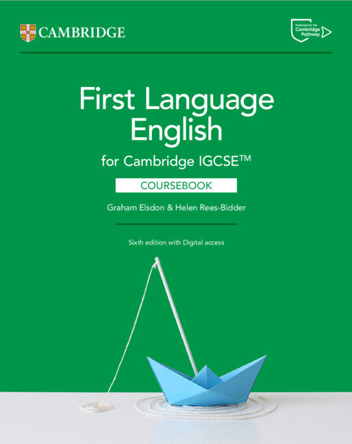 Cover of Cambridge IGCSE™ First Language English Coursebook with Digital Access (2 Years)  6th Edition
