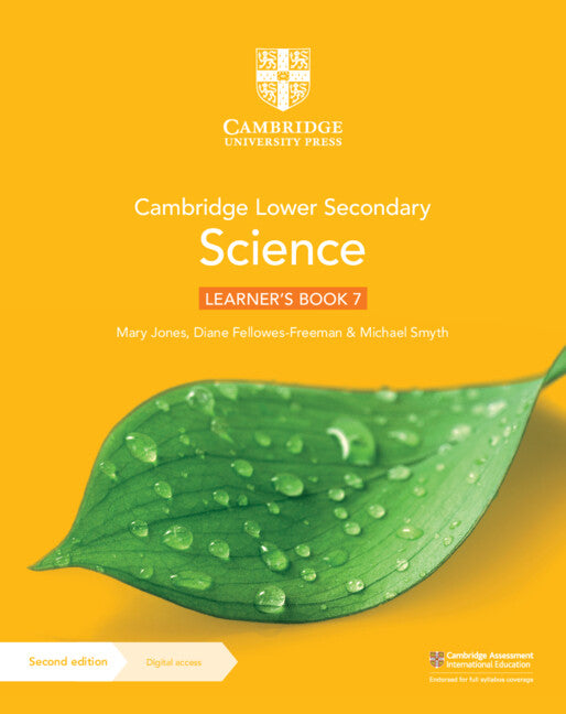 Cover of Cambridge Lower Secondary Science Learner's Book 7 with Digital Access (1 Year)