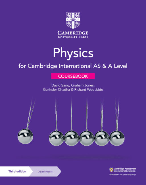 Cover of Cambridge International AS & A Level Physics Coursebook with Digital Access (2 Years)