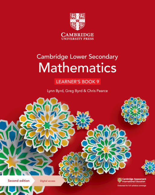 Cover of Cambridge Lower Secondary Mathematics Learner's Book 9 with Digital Access (1 Year)