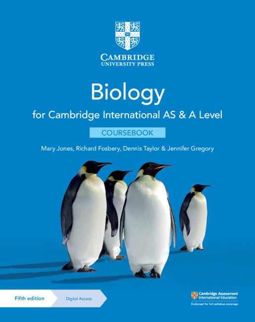 Cover of Cambridge International AS & A Level Biology Coursebook with Digital Access (2 Years)
