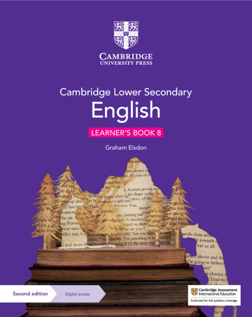 Cover of Cambridge Lower Secondary English Learner's Book 8 with Digital Access (1 Year)