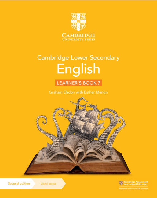 Cover of Cambridge Lower Secondary English Learner's Book 7 with Digital Access (1 Year)