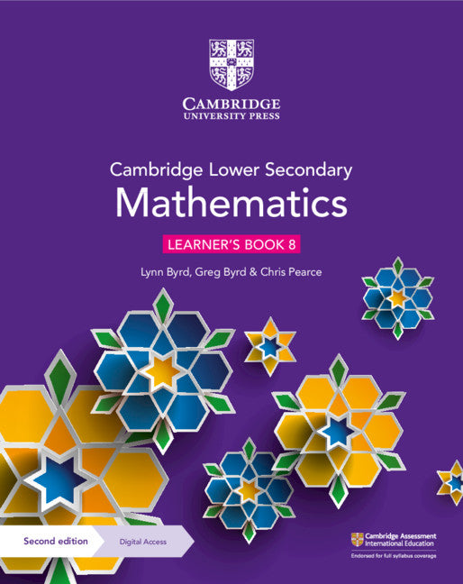 Cover of Cambridge Lower Secondary Mathematics Learner's Book 8 with Digital Access (1 Year)