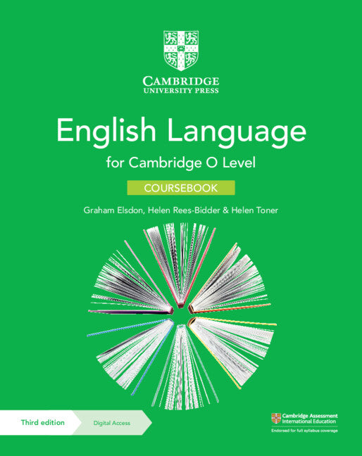 Cover of Cambridge O Level English Language Coursebook with Digital Access