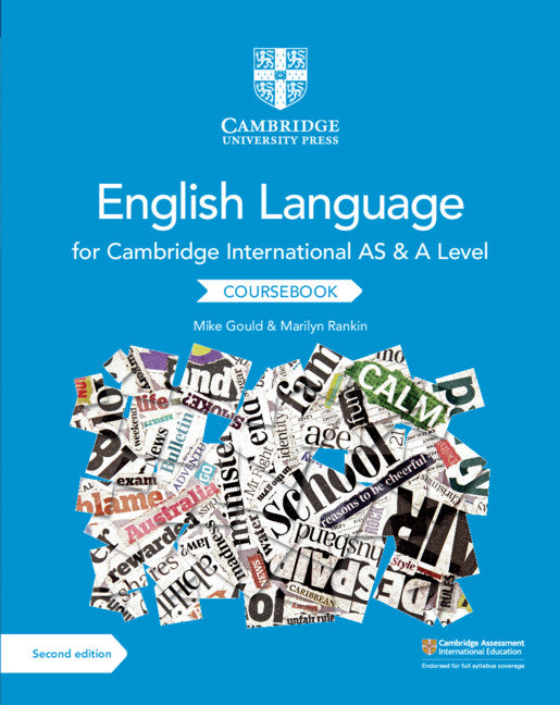 Cover of Cambridge International AS and A Level English Language Coursebook