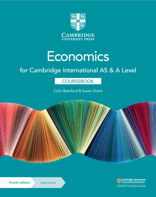 Cover of Cambridge International AS & A Level Economics Coursebook with Digital Access (2 Years)