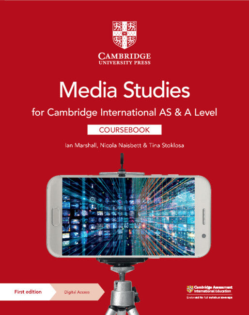 Cover of Cambridge International AS & A Level Media Studies Coursebook With Digital Access