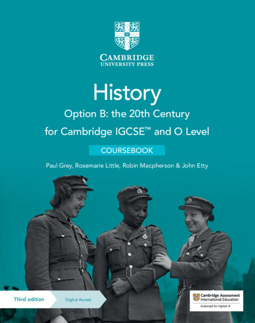 Cover of Cambridge IGCSE and O Level History Option B The 20th Century Coursebook