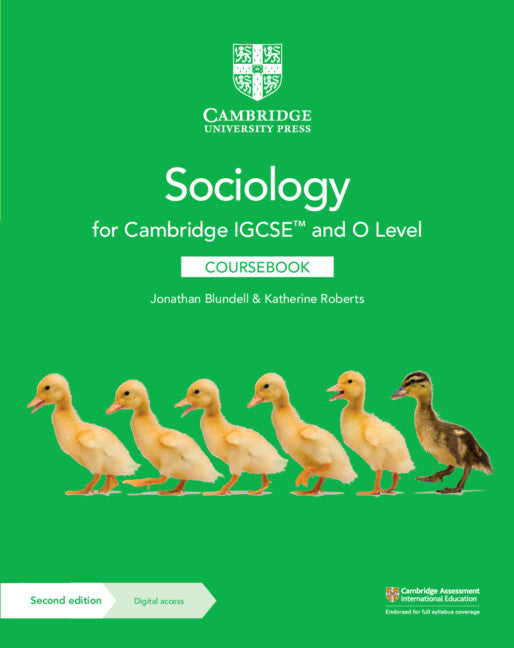Cover of Cambridge IGCSE™ and O Level Sociology Coursebook with Digital Access (2 Years)